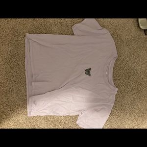 hollister cropped tee